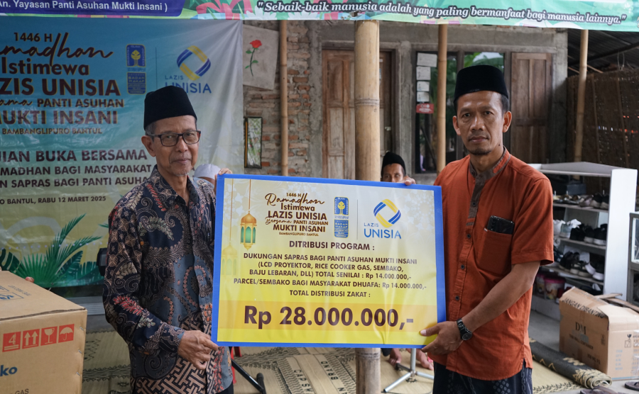 LAZIS Unisia Berbagi di Panti Asuhan Mukti Insani